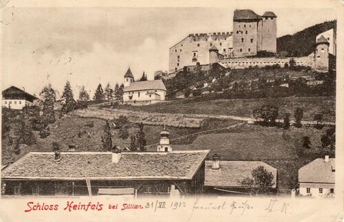 Postkarte Burg Heinfels