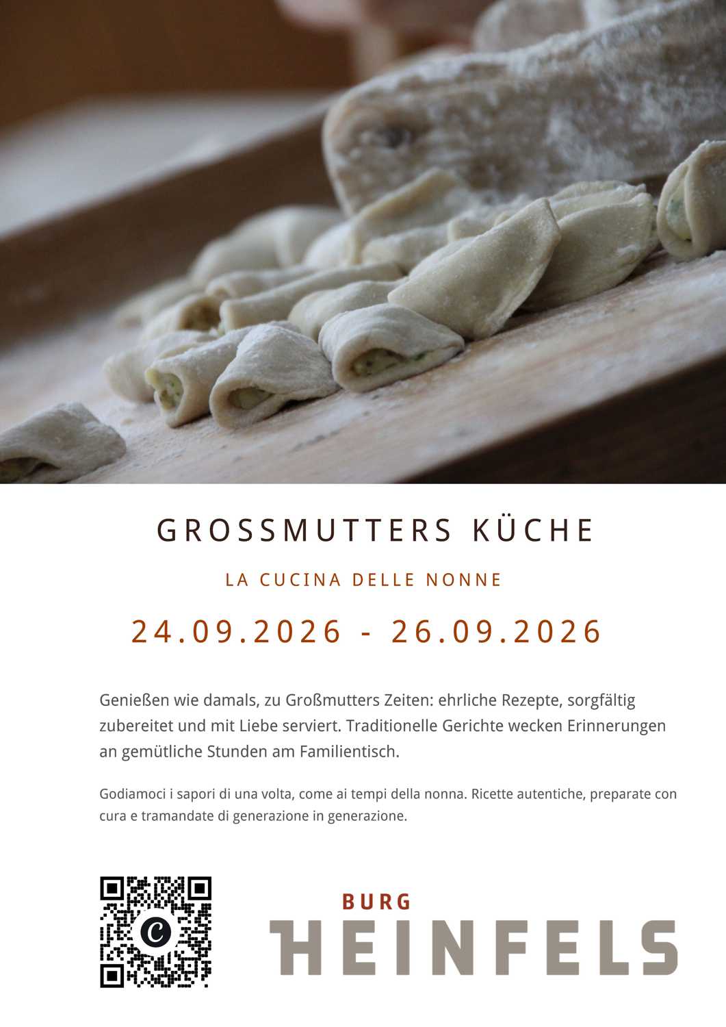 Themenabende im Kulinarium Burg Heinfels